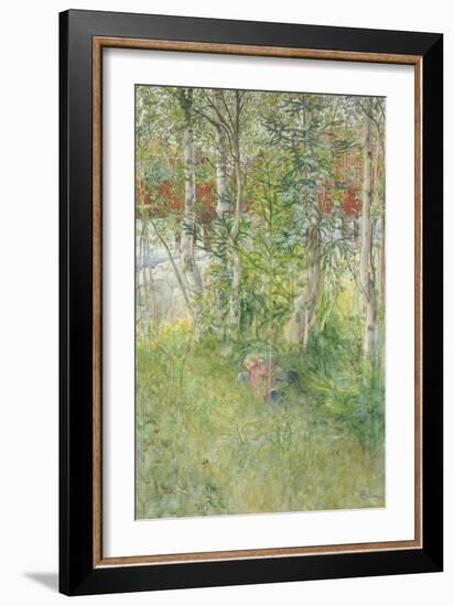 A Nap Outdoors-Carl Larsson-Framed Giclee Print