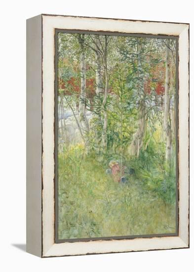 A Nap Outdoors-Carl Larsson-Framed Premier Image Canvas