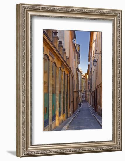 A Narrow Backstreet in Aix-En-Provence, Bouches-Du-Rhone, Provence, France, Europe-Julian Elliott-Framed Photographic Print