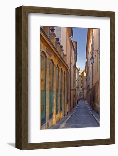 A Narrow Backstreet in Aix-En-Provence, Bouches-Du-Rhone, Provence, France, Europe-Julian Elliott-Framed Photographic Print