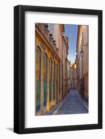 A Narrow Backstreet in Aix-En-Provence, Bouches-Du-Rhone, Provence, France, Europe-Julian Elliott-Framed Photographic Print