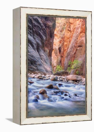 A Narrows View, Zion-Vincent James-Framed Premier Image Canvas