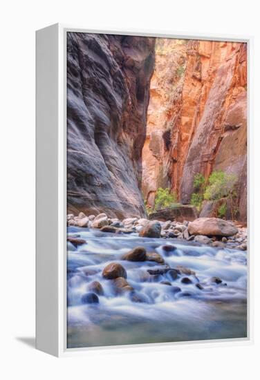 A Narrows View, Zion-Vincent James-Framed Premier Image Canvas