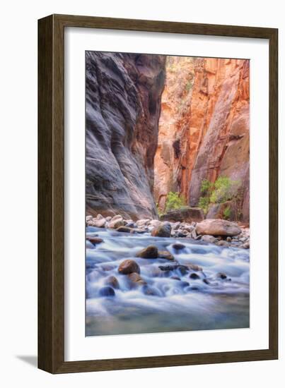 A Narrows View, Zion-Vincent James-Framed Photographic Print