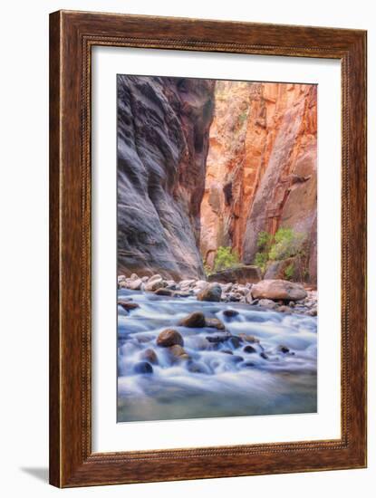 A Narrows View, Zion-Vincent James-Framed Photographic Print