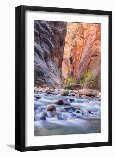 A Narrows View, Zion-Vincent James-Framed Photographic Print