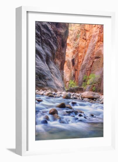 A Narrows View, Zion-Vincent James-Framed Photographic Print