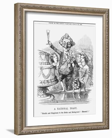 A National Toast, 1858-null-Framed Giclee Print