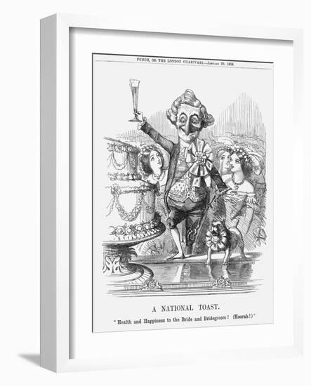 A National Toast, 1858-null-Framed Giclee Print