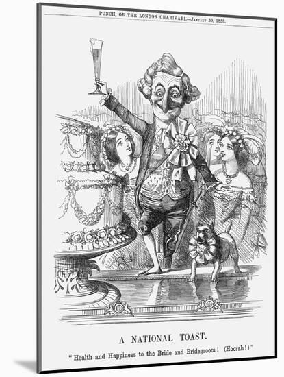 A National Toast, 1858-null-Mounted Giclee Print