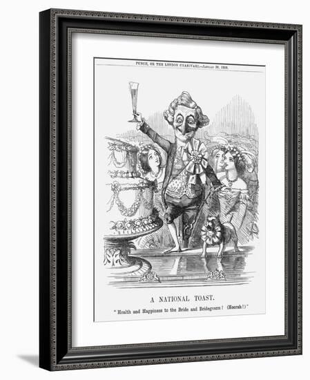 A National Toast, 1858-null-Framed Giclee Print