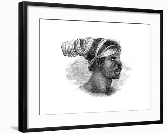 A Native Australian, 1848-null-Framed Giclee Print