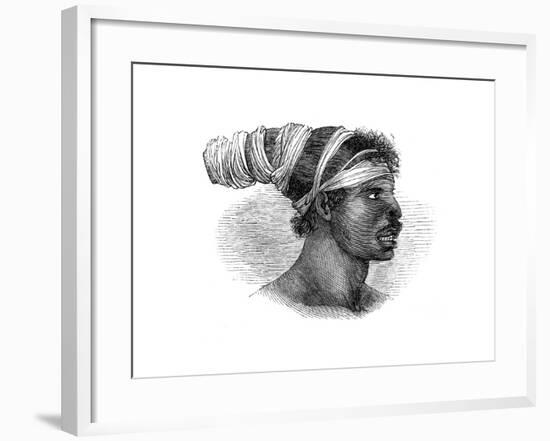 A Native Australian, 1848-null-Framed Giclee Print