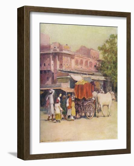 'A Native Bullock-cart', 1905-Mortimer Luddington Menpes-Framed Giclee Print