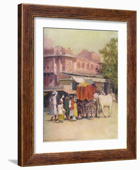 'A Native Bullock-cart', 1905-Mortimer Luddington Menpes-Framed Giclee Print