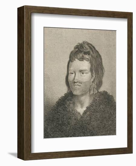 'A Native of Sandwich Sound', 1784-James Heath-Framed Giclee Print