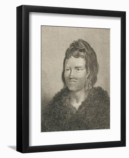 'A Native of Sandwich Sound', 1784-James Heath-Framed Giclee Print