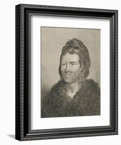 'A Native of Sandwich Sound', 1784-James Heath-Framed Giclee Print