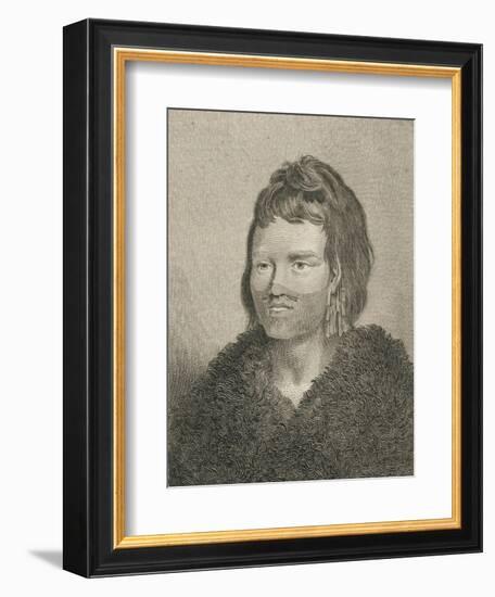 'A Native of Sandwich Sound', 1784-James Heath-Framed Giclee Print