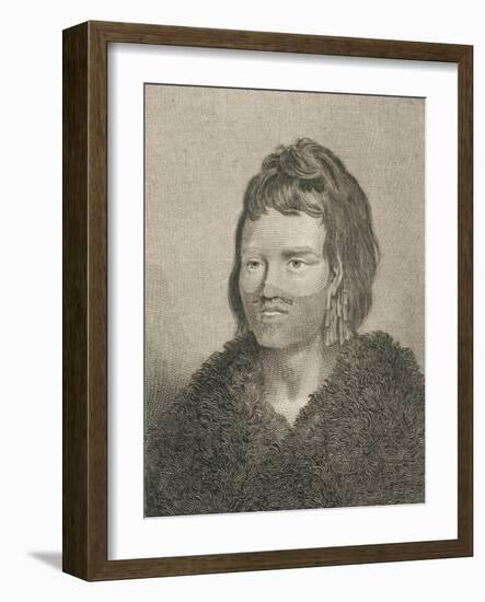 'A Native of Sandwich Sound', 1784-James Heath-Framed Giclee Print