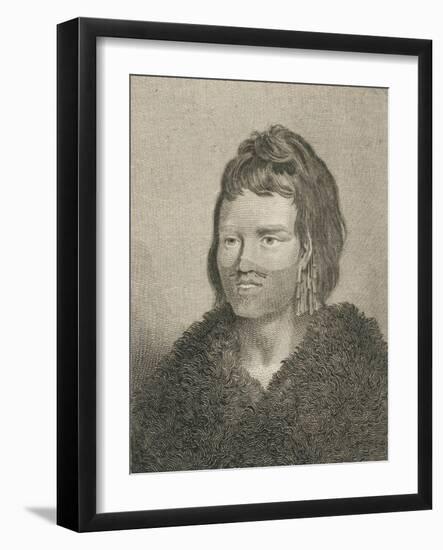 'A Native of Sandwich Sound', 1784-James Heath-Framed Giclee Print