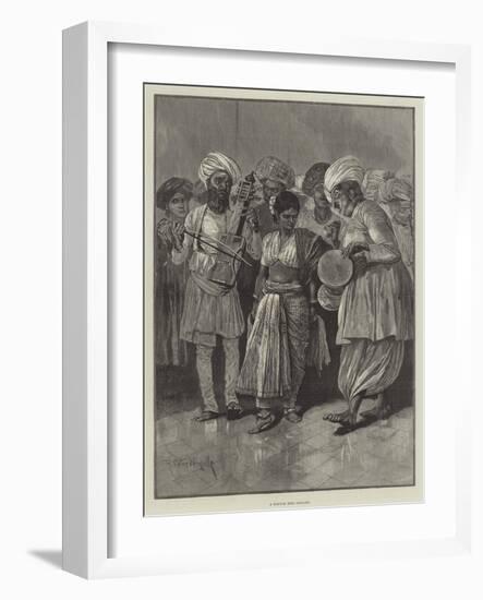 A Nautch Girl Dancing-Richard Caton Woodville II-Framed Giclee Print