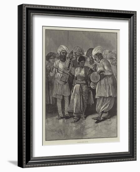 A Nautch Girl Dancing-Richard Caton Woodville II-Framed Giclee Print