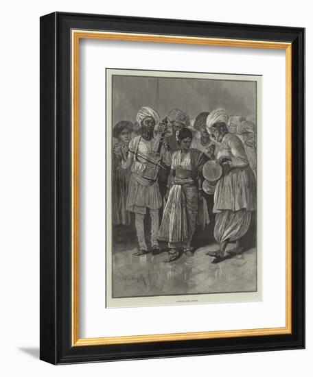 A Nautch Girl Dancing-Richard Caton Woodville II-Framed Giclee Print