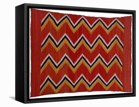 A Navajo Transitional Wedgeweave Blanket-null-Framed Premier Image Canvas