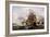 A Naval Engagement-Francois Musin-Framed Giclee Print