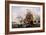 A Naval Engagement-Francois Musin-Framed Giclee Print