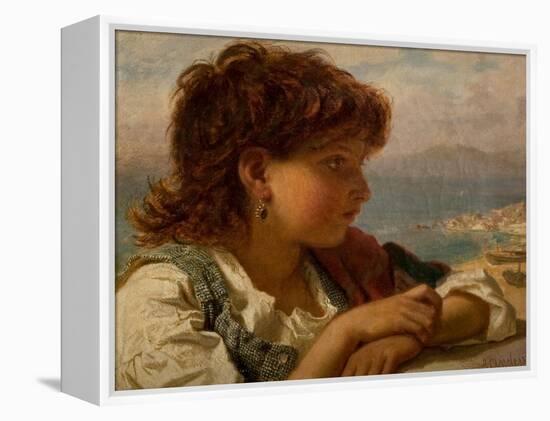 A Neapolitan Boy (Oil on Canvas)-Sophie Anderson-Framed Premier Image Canvas