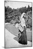 A Nepalese Woman with Her Child, C1910-null-Mounted Giclee Print