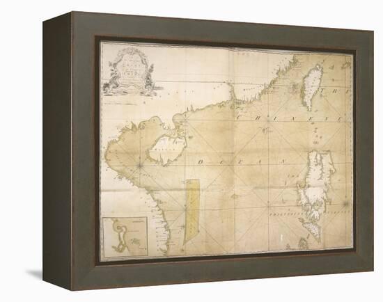 A New and Correct Chart of the Coast of China, 1740-null-Framed Premier Image Canvas