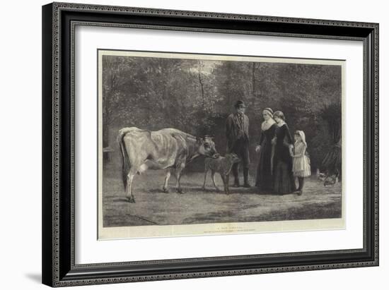 A New Arrival-Heywood Hardy-Framed Giclee Print