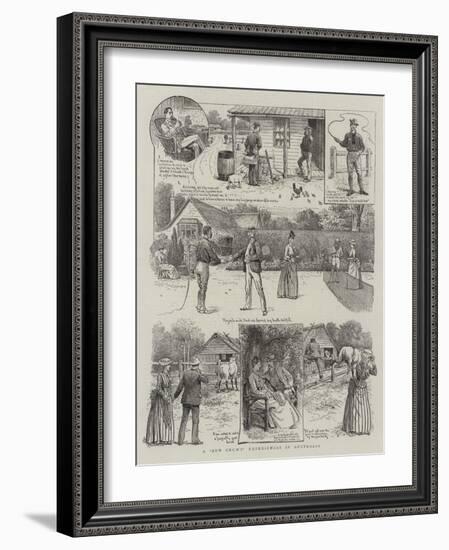 A New Chum's Experiences in Australia-null-Framed Giclee Print