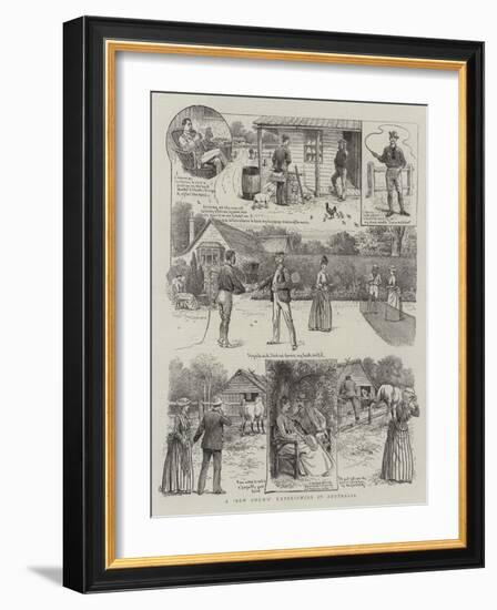 A New Chum's Experiences in Australia-null-Framed Giclee Print