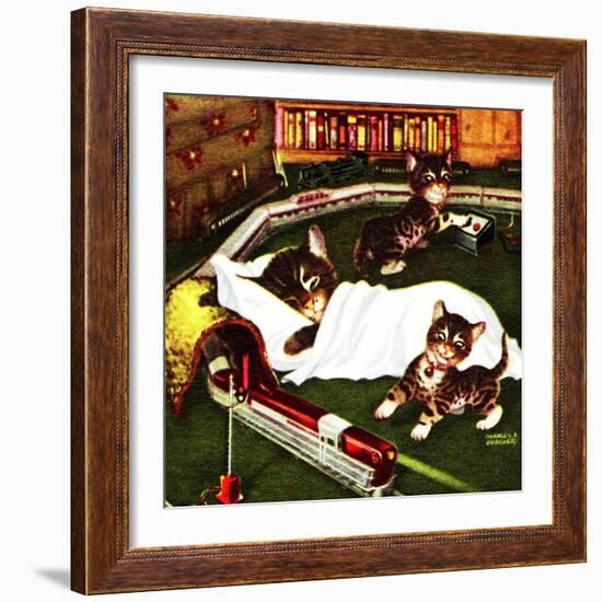 A New Day-A New Train-Charles Bracker-Framed Giclee Print