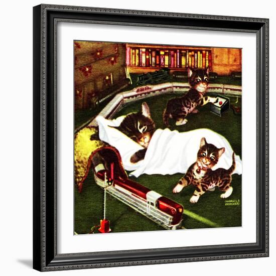 A New Day-A New Train-Charles Bracker-Framed Giclee Print