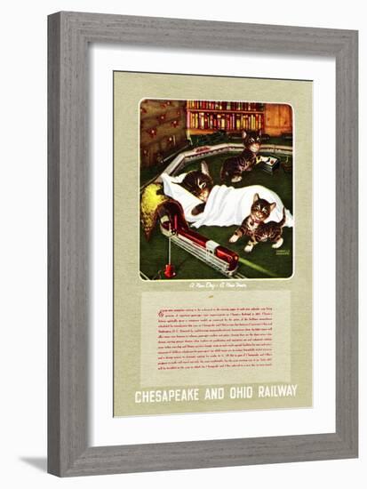 A New Day-A New Train-Charles Bracker-Framed Giclee Print