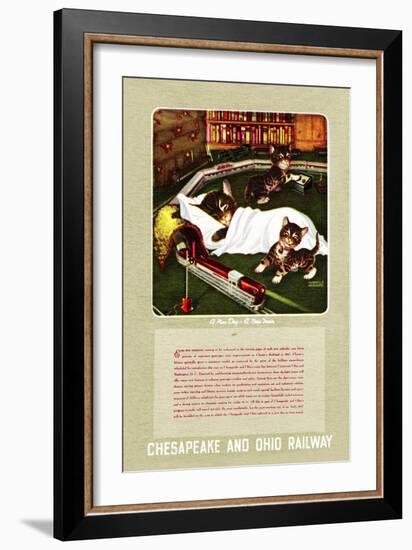 A New Day-A New Train-Charles Bracker-Framed Giclee Print