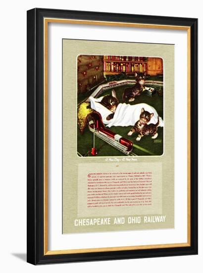 A New Day-A New Train-Charles Bracker-Framed Giclee Print