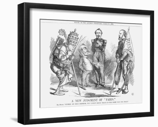 A New Judgement of Paris, 1862-John Tenniel-Framed Giclee Print