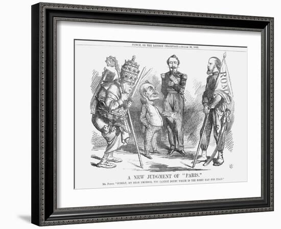 A New Judgement of Paris, 1862-John Tenniel-Framed Giclee Print