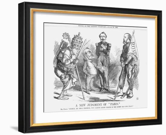 A New Judgement of Paris, 1862-John Tenniel-Framed Giclee Print