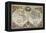 A New Land and Water Map of the Entire Earth, 1630-Henricus Hondius-Framed Premier Image Canvas