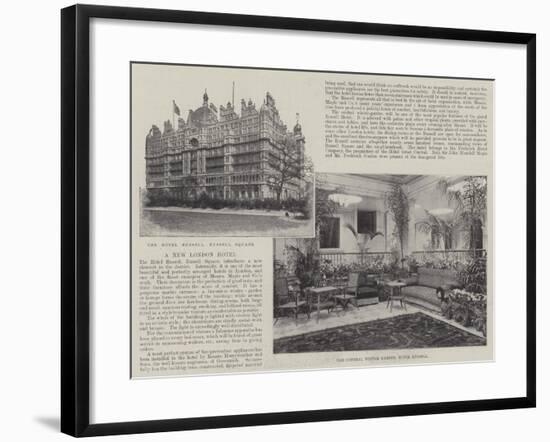 A New London Hotel-null-Framed Giclee Print