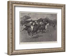 A New Polo Ground for Londoners, a Match at the Wimbledon Park Polo Club-Frank Craig-Framed Giclee Print