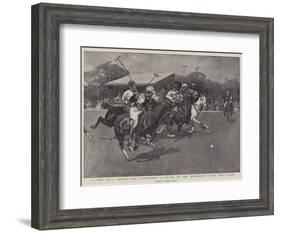 A New Polo Ground for Londoners, a Match at the Wimbledon Park Polo Club-Frank Craig-Framed Giclee Print