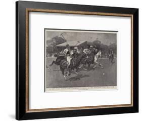 A New Polo Ground for Londoners, a Match at the Wimbledon Park Polo Club-Frank Craig-Framed Giclee Print